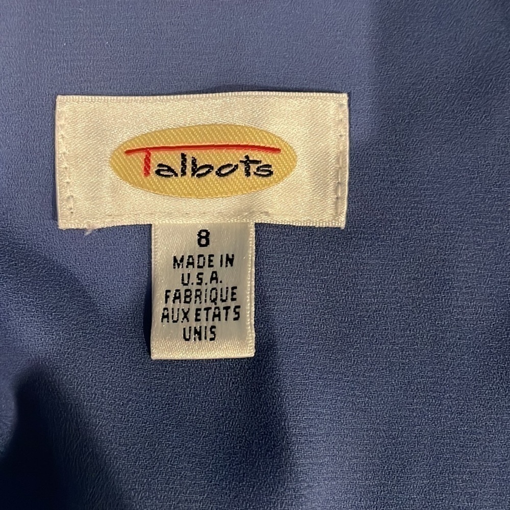 *3/$15 Talbots Light Blazer/Blouse Size 8 - Picture 7 of 10